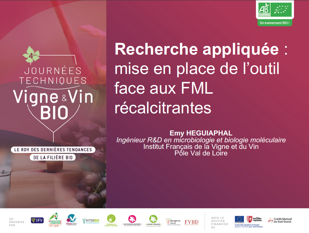 Recherche Appliqu E Mise En Place De Loutil Face Aux Fml